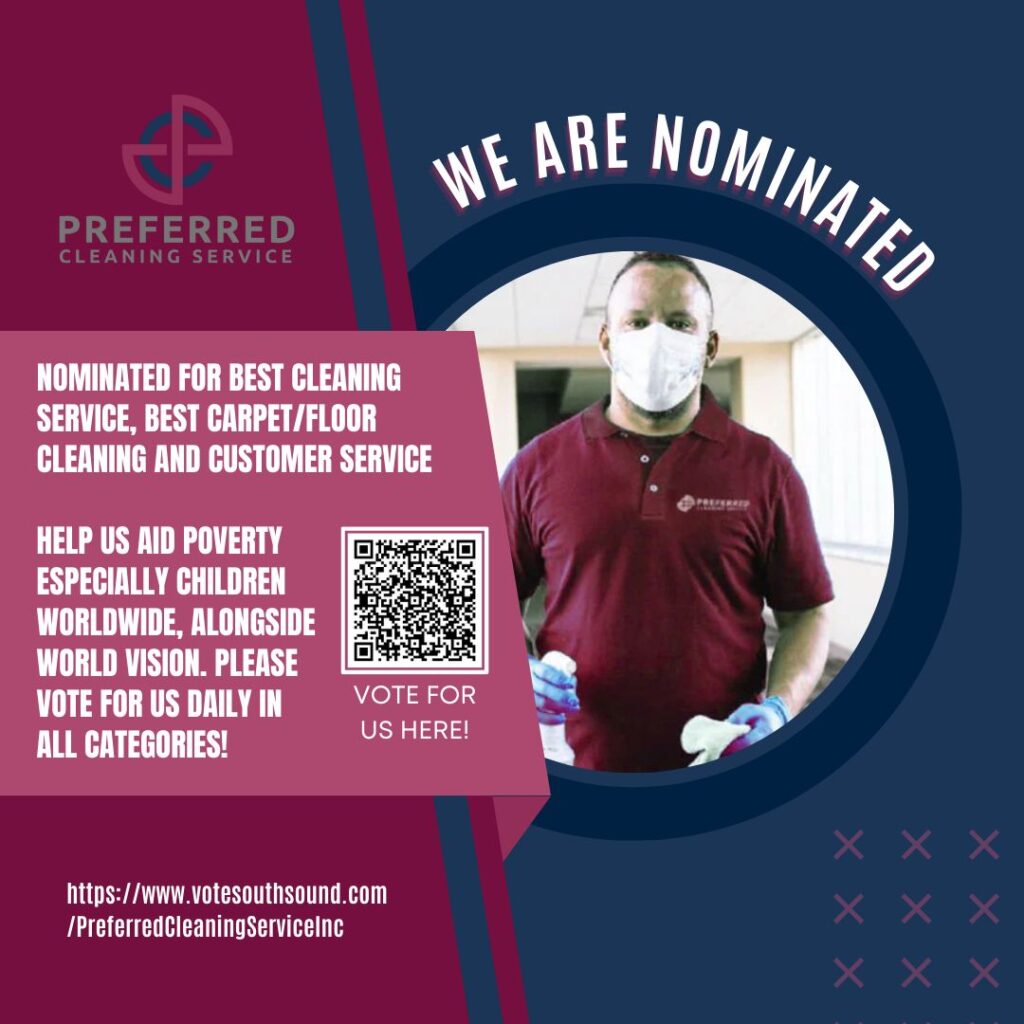 Preferred Cleaning Service Nominated Again! 